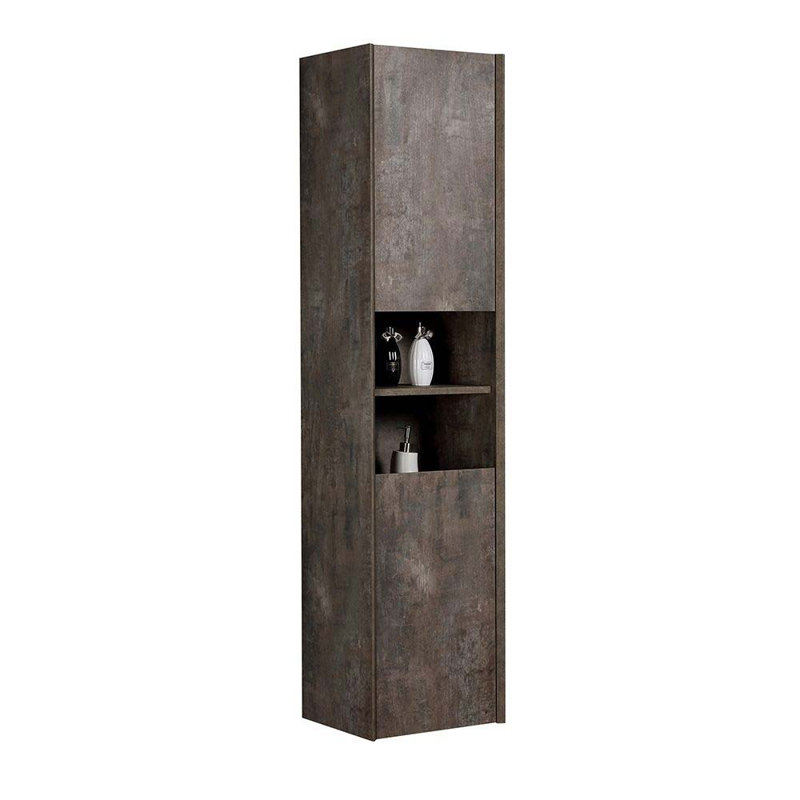Wall Linen Cabinet, Metallic Brown