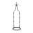 Priston 8 Bottle Floor Wine Bottle Rack in Black