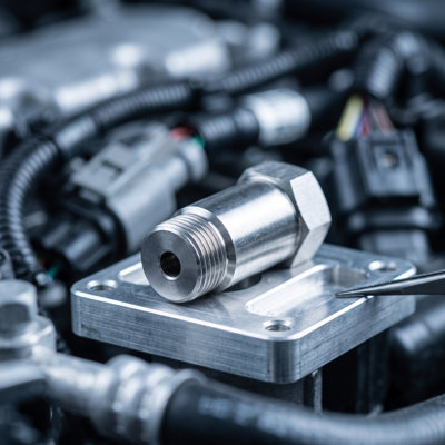 a Sensor Automobile Parts - Stainless Steel Automotive Oxygen Sensor  Connector Extender Adapter