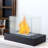 Elianagrace Bio-Ethanol Outdoor Tabletop Fireplace with Flame Guard