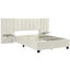 Grand lit plateforme tapissier-509873170