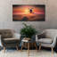 Dugazon, «Serene Sunrise At Windmill» par Rey Klimt, art mural sur toile-1386019081
