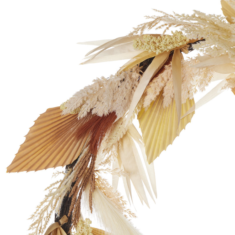 Pampas and Palm 6ft Garland