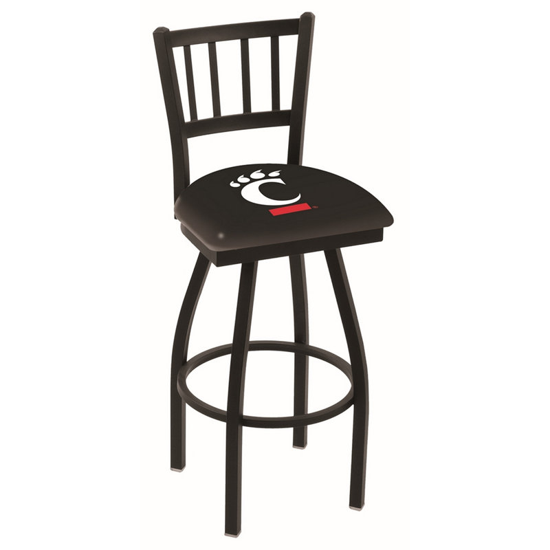 NCAA Swivel 25" Counter Stool, Cincinnati Bearcats, 25" Height