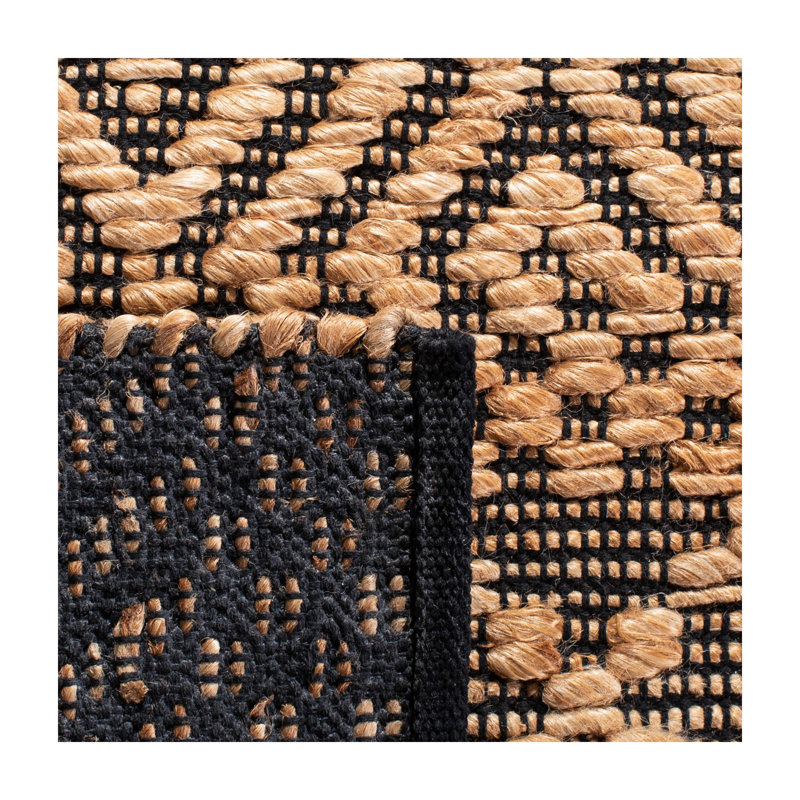 Rosalina Kilim Hand Woven Jute Geometric Rug, Runner 2'3" x 9'