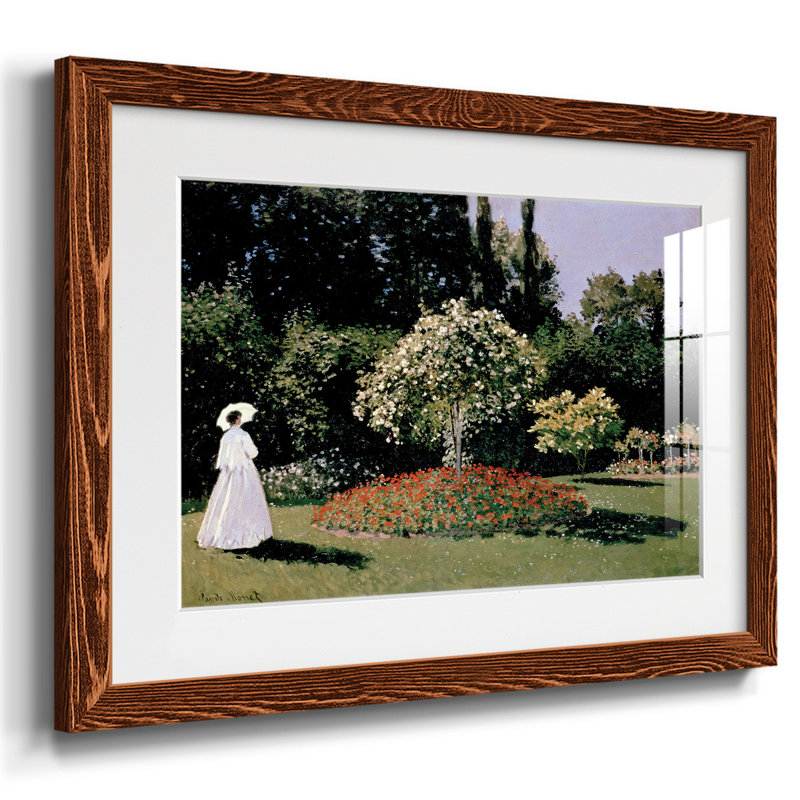 Monet, impression sur papier encadrée, Érable, H 28 po x l 42 po x P 1,5 po