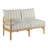 Santa Barbara Teak Left Arm Facing - Natural Teak-48656617-63326033-70063151