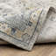 Tapis oriental gris / bleu en laine fabriqué à la main Alexandrie-1392980538