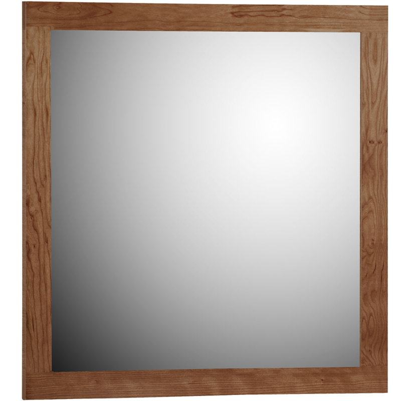 Miroir de salle de bain Lysette, l 30 po x H 32 po, Aulne moyen