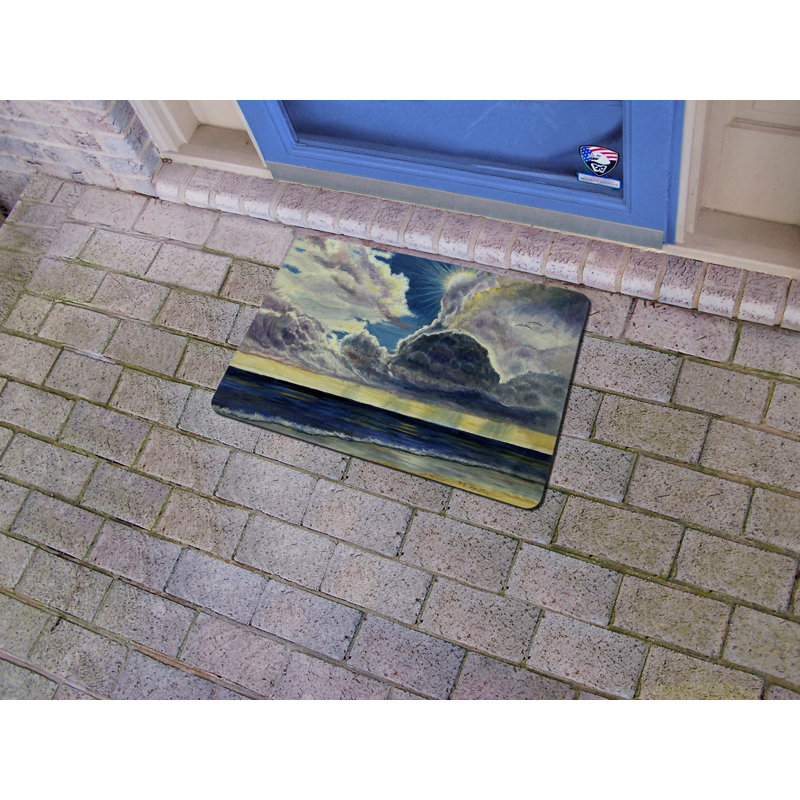 Tapis d'entrée antidérapant Breaking Through 26 po x 18 po