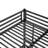 Queen Over Queen Bunk Bed,heavy Duty Metal Bunk Bed Frame For Adults,2 Side Ladder,guardrail,space-saving,noise Reduced,no Box Spring Needed,black