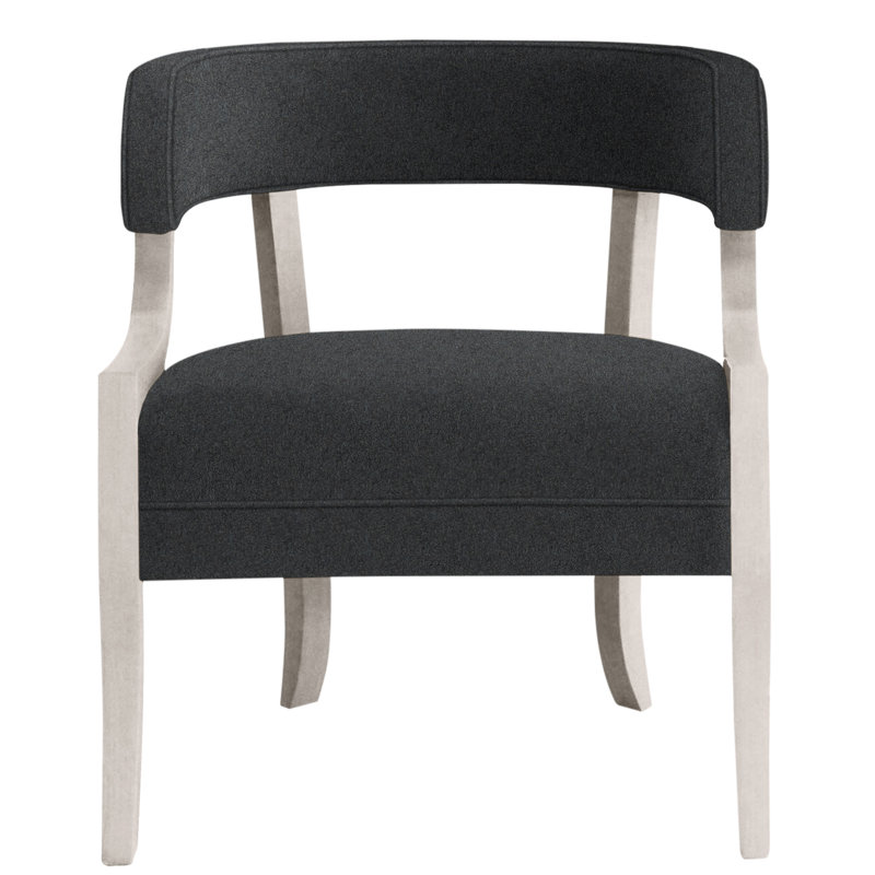 Thom Filicia Home 25"Otisco Chair, Dove Gray, Ian Lagoon