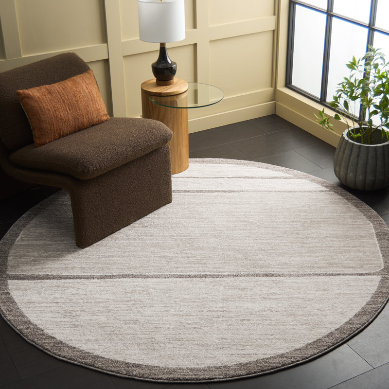 Northport 414 Performance Abstract Rug, Round 6'7"