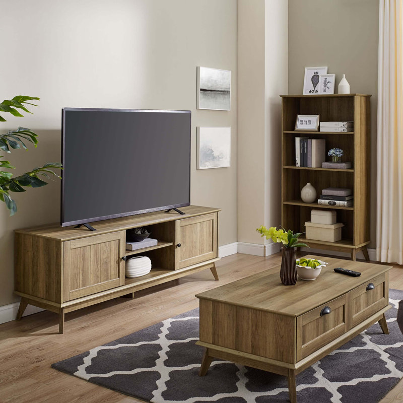 Cabral TV Stand For TVs Up To 70", Natural