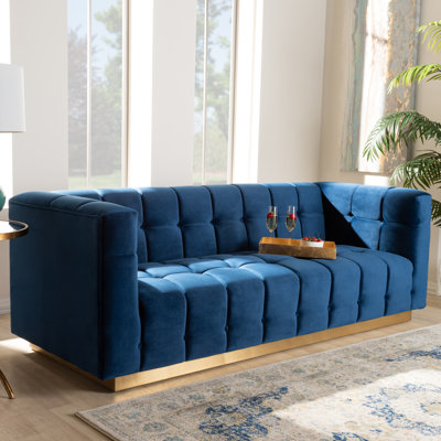 Kmauri 83.5'' Velvet Sofa