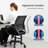 Set Of 2 Adjustable Office Chair With 360°Rotation, Height And Tilt Control,Gray-354288584