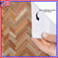 Rideaux de douche à chevrons en bois extra longs-477703247