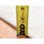 Tapis oriental carré 2 pi 1 po x 2 po 1 po ivoire, noué à la main avec de la laine texturée et des échantillons de fragr