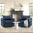 Hendina Upholstered Swivel Armchair-305298279