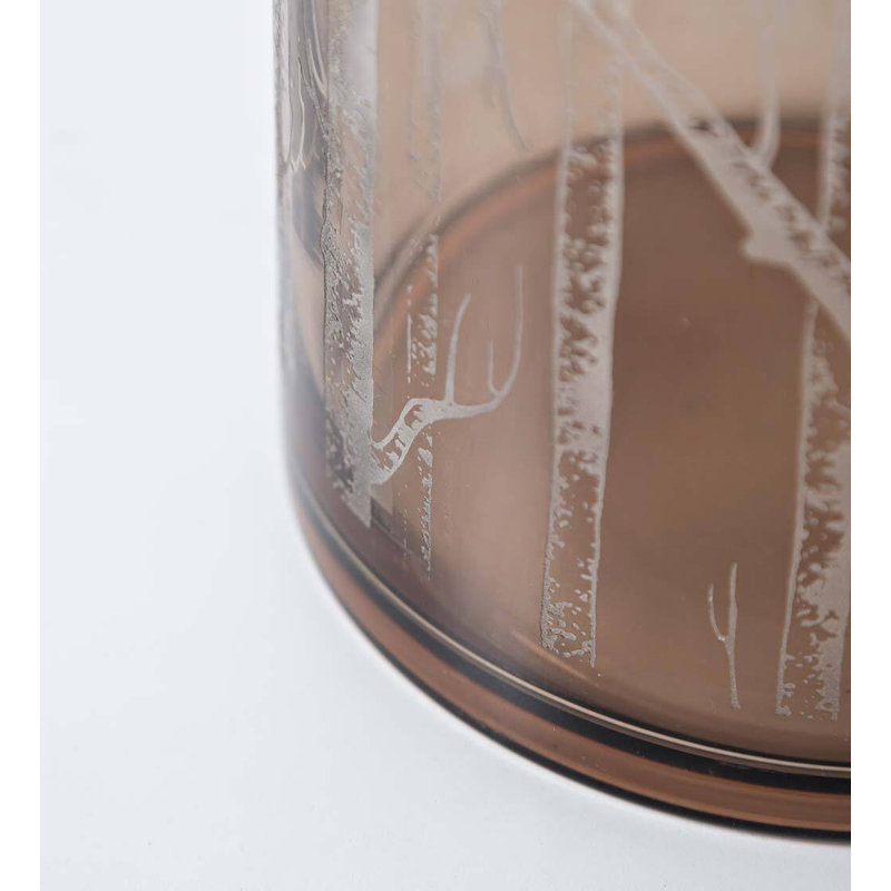 7.75'' H Glass Tabletop Hurricane