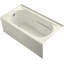 Devonshire 60" x 32" Alcove Whirlpool Acrylic Bathtub-1316011634-1244619548