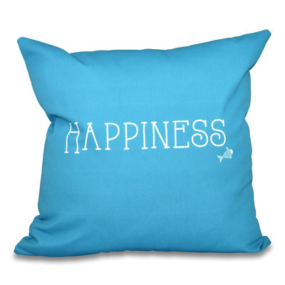 Housse de coussin carré « Coastal Happiness »/insert