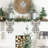 Christmas Plaid 2 Pcs Wreath Bows 19.6'' x 11.8'' Large Wreath Sash for Front Door Party Yard Doorway Indoor Outdoor Wall Decoration (Olive Green)