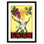 «Brickhill Union», affiche vintage encadrée