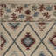 Tapis ivoire / vert touffeté à motif floral Kirwan