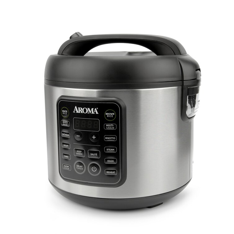 Aroma Professional Digital Rice Cooker, Slow Cooker & Food Steamer, 20-Cup