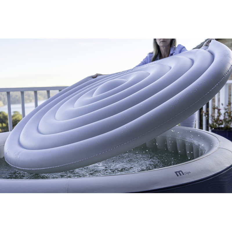 Housse de jacuzzi gonflable, Petit rond L 55,1 po x l 55,1 po x H 8,7 po