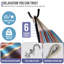 Double Adjustable Cotton Hammock with Stand-678375463