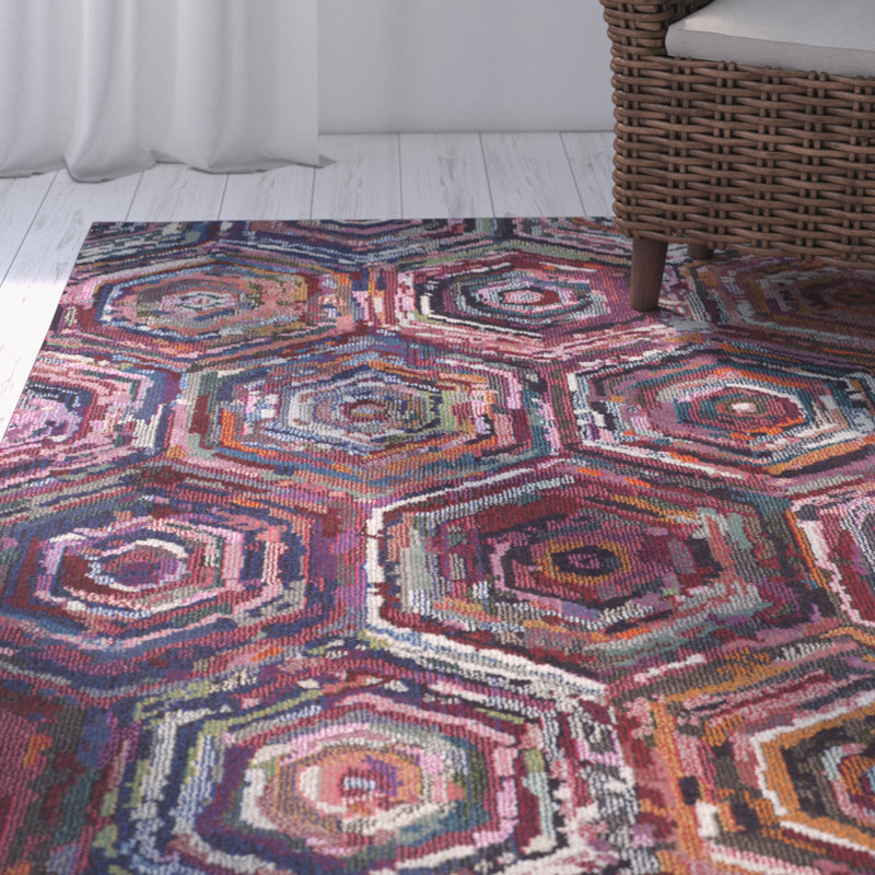 Soltane Hand Woven Area Rug, Rectangle 122 x 170 cm