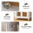 72" Arched Bookshelf with Adjustable Shelves-105427041