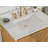 Waymart 30“ Single Vanity With Pure White Quartz Top, Pre Assembled, 30.5"W x 21.5"D x 34.5"H