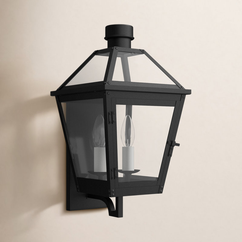 Wall Light, Textured Black