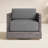 Fritz Swivel Eucalyptus Outdoor Lounge Chair-93692941