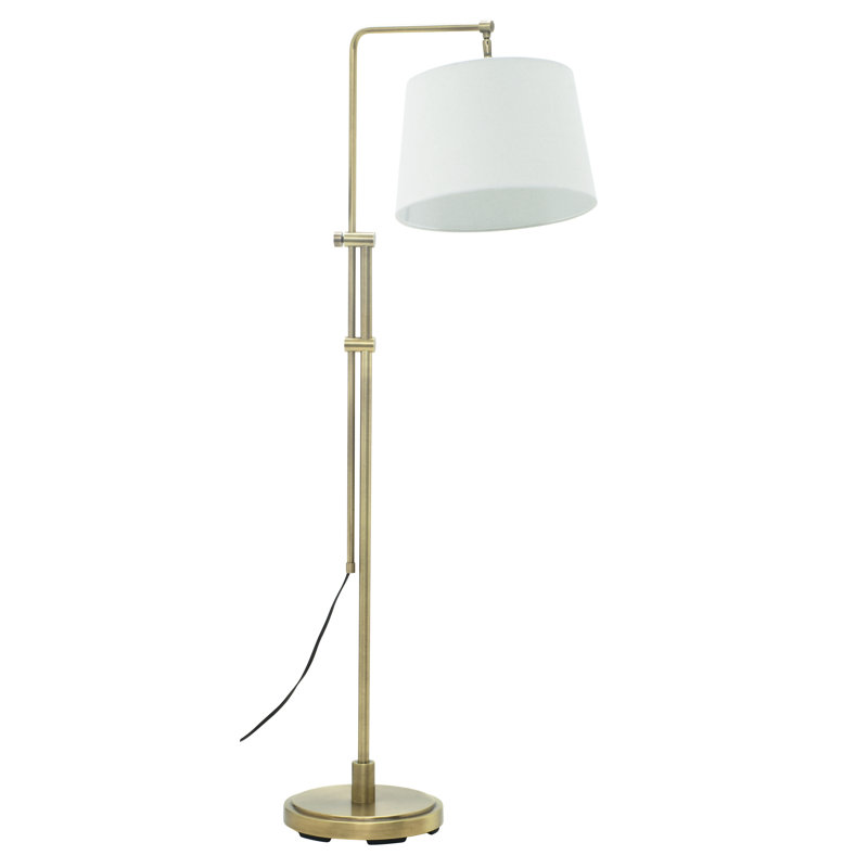 Task Floor Lamp, Antique Brass