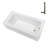 Streamline 60 in. x 30 in. Acrylic Right-Hand Drain Alcove Bathtub in Glossy White With External Drain-101699348