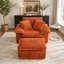 Canapé-lit surdimensionné avec fauteuil et assise profonde, pouf amovible à deux niveaux et lit d'appoint pour un confort optimal au salon.-2058521250