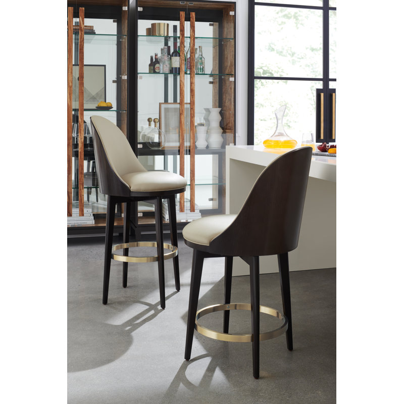 Another Round Swivel Upholstered Stool, Bar Stool (30” Seat Height)