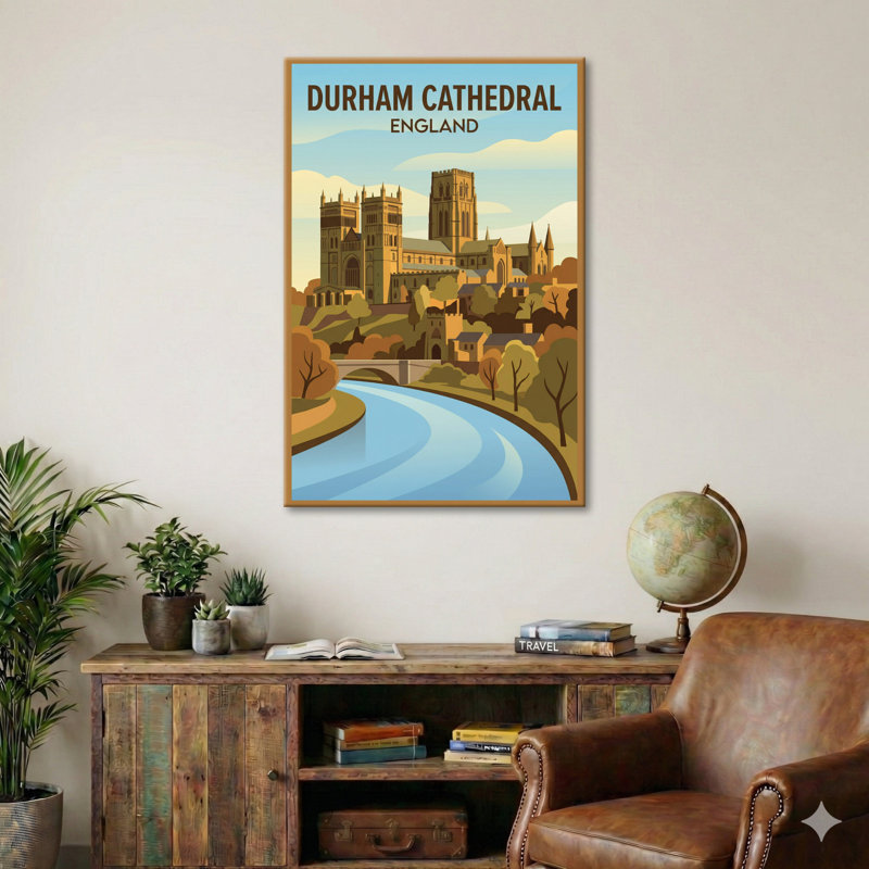 Durham Cathedral, England 2-18 1 Piece Wrapped Canvas Wall Art, 60.96 cm H x 40.64 cm W
