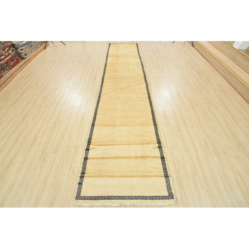 Tapis de couloir unique en laine 3 pi 5 po x 14 pi 9 po Diaana