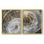 ABSTRACT Series CCxxxvii - reproduction encadrée de qualité supérieure - prête à être accrochée - aucun clou requis - aucun clou requis-918347108-918347109