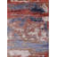 Tapis rouge / bleu à motif abstrait Breedsville-1938998612