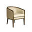 Audrey Barrel Chair Chair with Ottoman