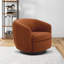 Fauteuil demi-tonneau pivotant rembourré Marcy-1472019657