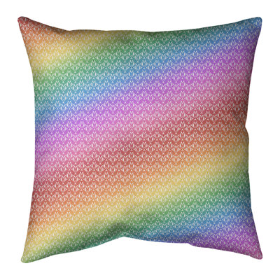 Coussin décoratif intérieur / extérieur Katelyn Elizabeth Ombre Art Deco