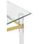 Sabrina 120 cm W Glass Top Console Table