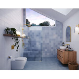 Vela 48 in. x 78 in. Fully Frameless Single Fixed Shower Panel
